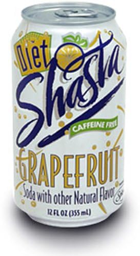 Shasta Diet Grapefruit Soda 12-Ounce Cans (Pack of 12)