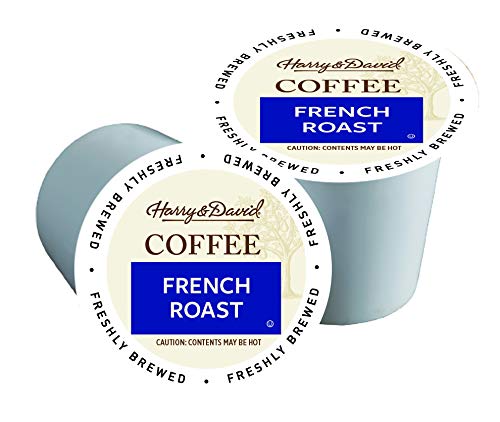 Harry &amp David Coffee in Single Serve Cups Compatible with Keurig K-Cup Brewers 72 Count (French Roast )