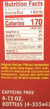 Premium Fitz's Cardinal Cream Soda Pop 12oz Glass Bottles (4 pack) Fitzs Root Beer