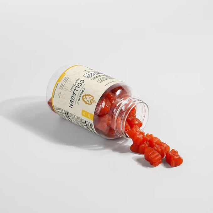 Vigor &amp Veda™ Collagen Gummies – Hair Skin &amp Joint Health – 60 Gummies