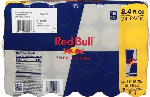 Red Bull Energy Drink | 8.4 Fl Oz | 24 Cans | Pack of 2