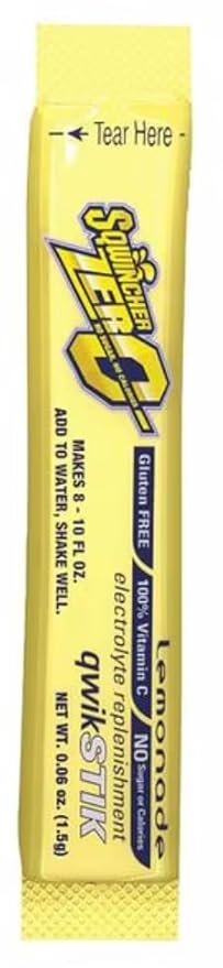Zero Sugar Qwik Stik Bundle - Assorted Electrolyte Powdered Beverage Mix 10 oz Yield Per Unit - Pack of 300