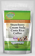 Strawberry Cream Soda Costa Rica Coffee (Gourmet Naturally Flavored Whole Coffee Beans) (16 oz ZIN: 561812)