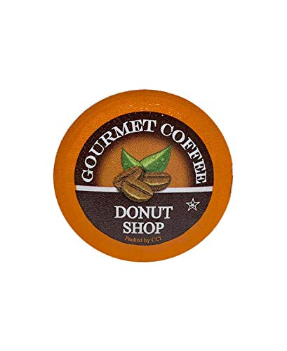 Gourmet Donut Shop Single Serve Coffee Pods – Medium Roast Smooth &amp Flavorful 35 Count