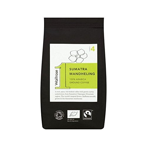 Organic Sumatra Mandheling Ground Coffee Waitrose 227g