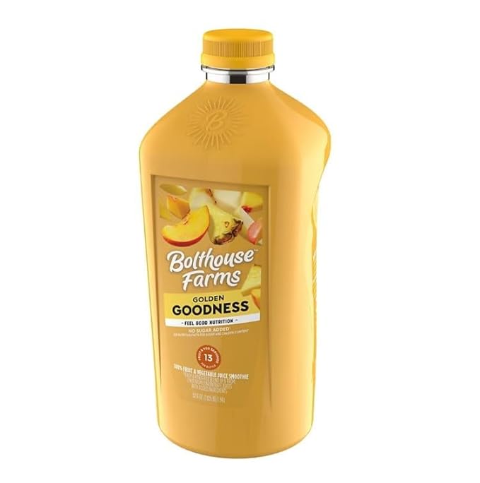 Bolt house Farm Organics 100% Carrot Juice | 52 oz Elite (Pack of 1 Golden Goodness)