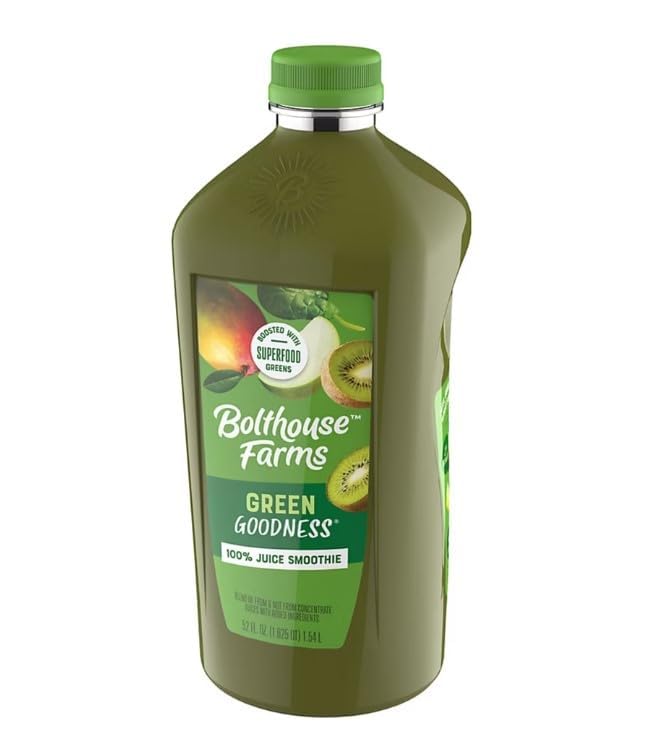 Bolt house Farm Organics 100% Carrot Juice | 52 oz Elite (Pack of 1 Green Goodness)