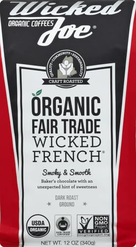 Wicked Joe Coffee Wicked French Ground 12 oz Red