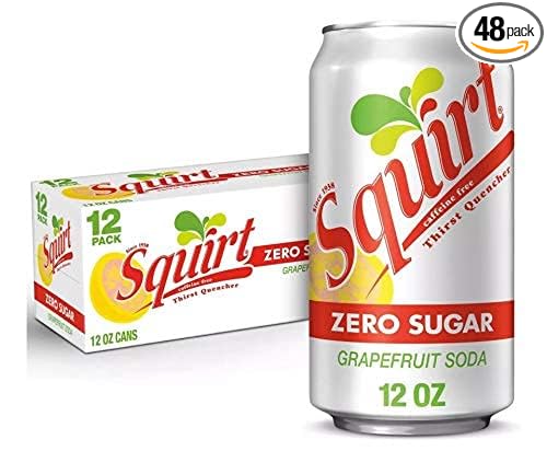 Squirt Citrus Zero Sugar 12 oz Cans 48 Units