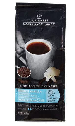 Our Finest French Vanilla Flavoured Ground Coffee 340g/12 oz. {Imported from Canada}