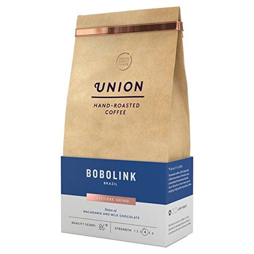 Union Coffee Light Roast Cafetiere Grind - Bobolink Brazil - 200g