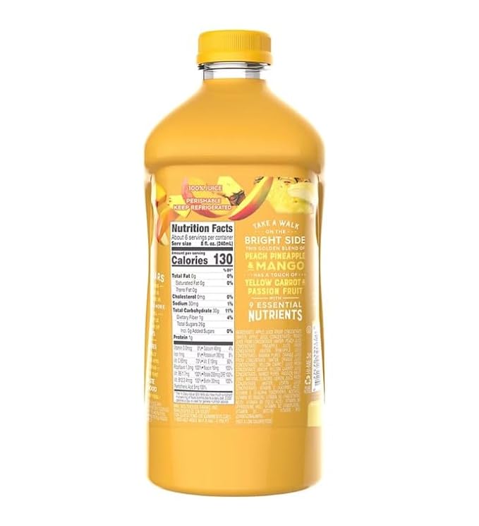 Bolt house Farm Golden Goodness 100% Fruit Juice Smoothie | 52 oz (Pack of 3)
