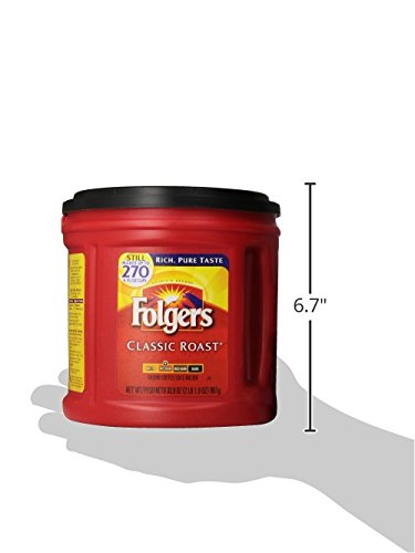 Folgers Classic Roast Medium Ground Coffee 33.9 oz