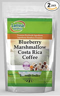 Blueberry Marshmallow Costa Rica Coffee (Gourmet Naturally Flavored Whole Coffee Beans) (4 oz ZIN: 562434) - 2 Pack