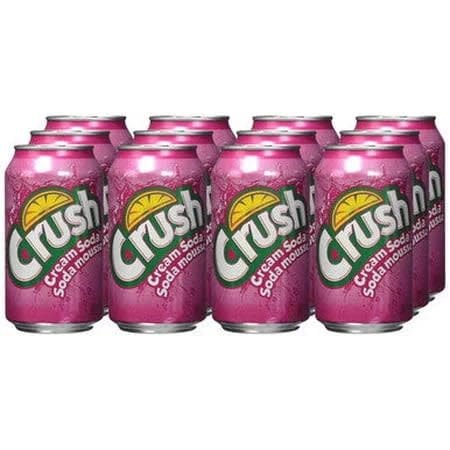 Crush Cream Soda Soft Drink 355 mL Cans Pack of 12