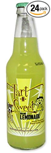Retro Soda Sweetened with Pure Cane Sugar 12oz Glass Bottles (Pack of 24) (Dublin Tart N Sweet Brand Lemonade)
