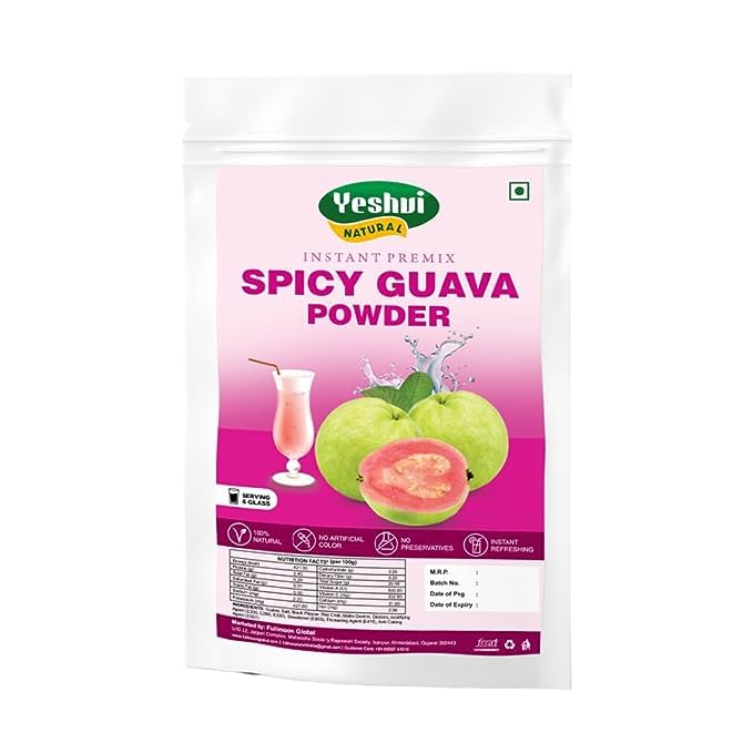 Yeshvi NATURAL Aam Panna Powder &amp Spicy Guava Powder With Tender Coconut Water Powder Combo Pack Instant Drink Mix Powder for Daily Ready to Serve 300gm