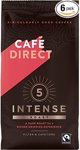 Cafédirect Fairtrade Rich Roast Ground Coffee (227g) - Pack of 6