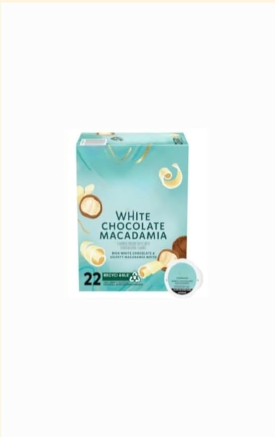 White Chocolate Macademia Nut Flavored Ground Coffee Pods 22ct