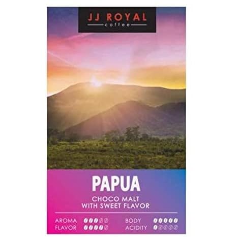 JJ Royal Coffee Papua Arabica 200g Ground Coffee (Pack of 1)
