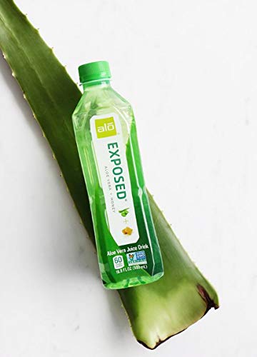 Alo Original Exposed Aloe Vera Drink 16.9 Fl Oz (Pack of 12)