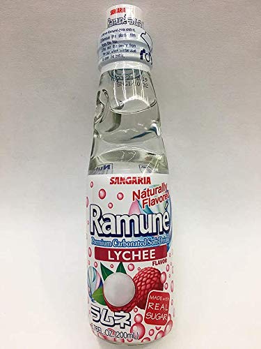 Ramune Japanese Marble Soda Choose your flavor (Lychee)