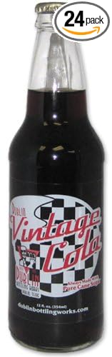 Retro Soda Sweetened with Pure Cane Sugar 12oz Glass Bottles (Pack of 24) (Dublin Vintage Cola)
