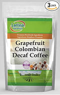 Grapefruit Colombian Decaf Coffee (Gourmet Naturally Flavored Whole Coffee Beans) (16 oz ZIN: 552338) - 3 Pack