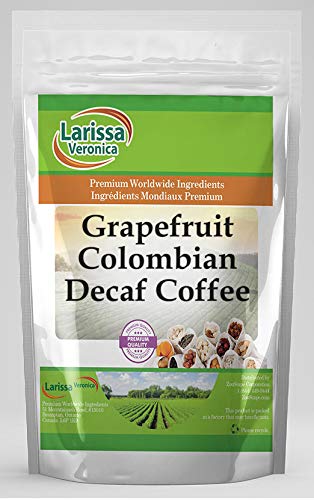 Grapefruit Colombian Decaf Coffee (Gourmet Naturally Flavored Whole Coffee Beans) (16 oz ZIN: 552338)