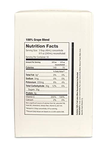 Orchard Splash Grape Blend 100% Juice Based Concentrate 25oz (12 Cartons per Case)