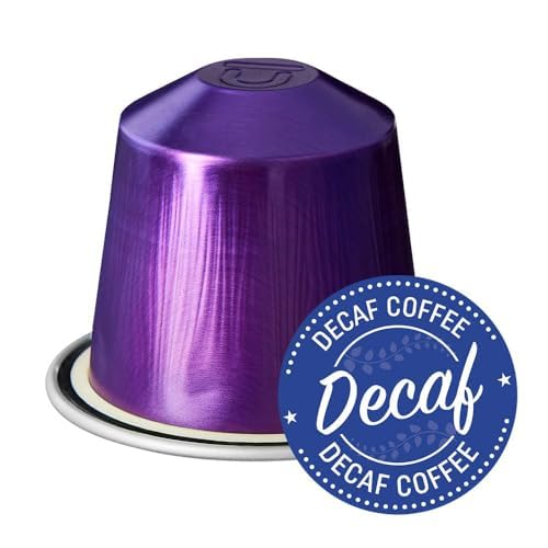 Real Coffee Great Taste. Every Day Decaf Arezzo | Compatible with Nespresso Original Line | Dark Roast Espresso | 100 Aluminum Capsules | Product of Italy