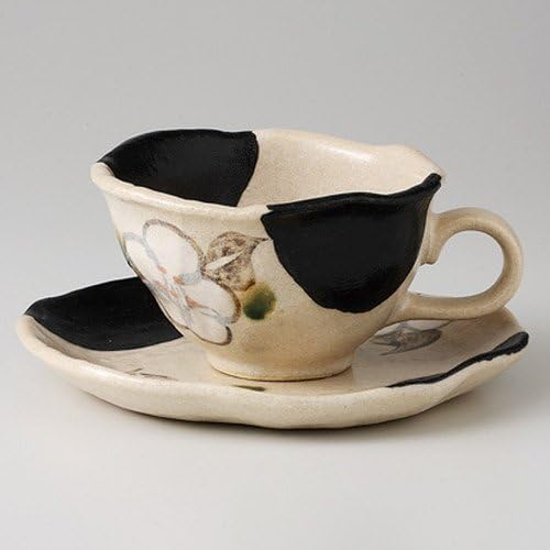 せともの本舗 Kurotsubaki Coffee C/S 7.8 fl oz (220 cc) 13.8 oz (390 g) Japanese Style Coffee C/S Cafe Restaurant Ryokan Japanese Tableware Restaurant Commercial Use for Guests