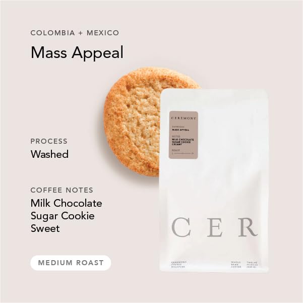 Ceremony Coffee Roasters - Espresso Variety Pack - Specialty Whole Bean Coffee Mass Appeal &amp Destroyer Espresso Blends- 2x12oz Bags (Whole Bean)