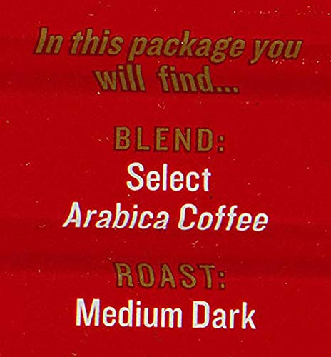 French Market French Roast Medium-Dark Roast Ground Coffee 12oz Can (Pack of 6)