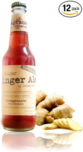 Bruce Cost Fresh Ginger Ale Pomegranate Hibiscus - Case of 12