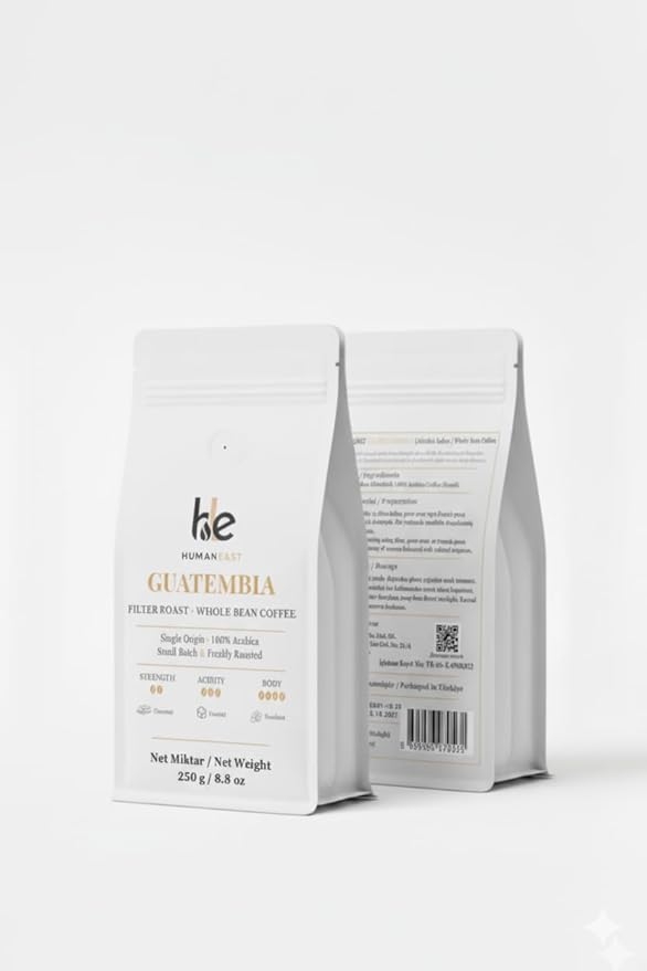 Humaneast Guatemala Single Origin Ground Coffee 8.8 oz (250 g) Medium Roast Specialty Coffee