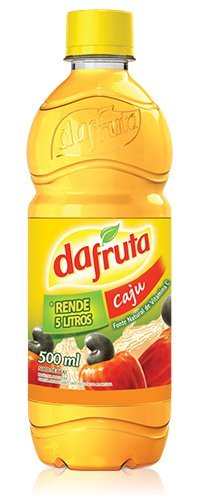 Dafruta Cashew Concentrate Juice 16.9 FL.Oz | Suco Concentrado Sabor Caju 500ml (Pack of 06)