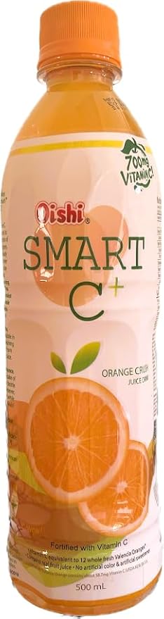 Smart C+ Orange Crush Drinks 500ml x 8 Bottles from Oishi PH