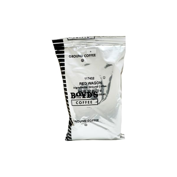 Boyd's Red Wagon Ground Coffee 25/2.5oz Pre-Portioned Packets