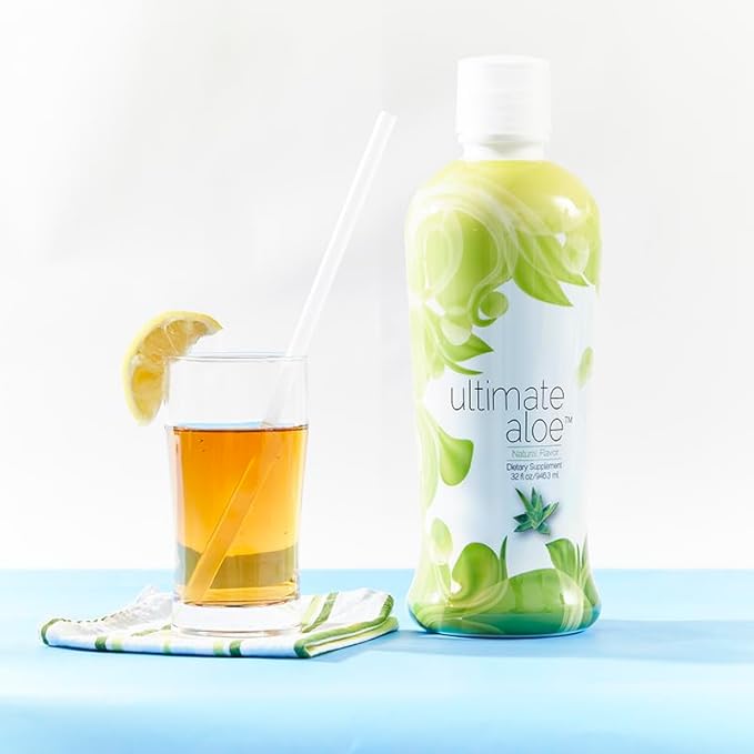 Ultimate Aloe™ Juice – Inner Leaf Aloe Vera for Digestive &amp Nutrient Absorption Support Vegetarian Gluten-Free Drinkable Supplement Single Bottle Natural Flavor
