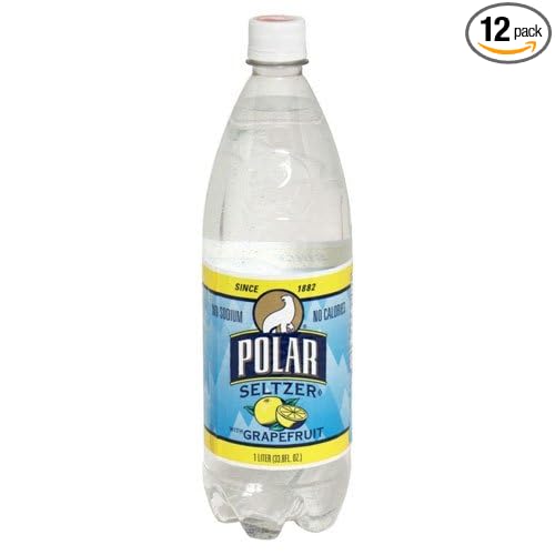 Polar Seltzer 33.8 Fl. Oz (Pack of 12) (Grapefruit)