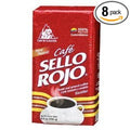 Sello Rojo Roast &amp Ground Coffee  8.8 - ounce (250g) (Pack of 8)