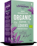 Lofbergs Organic Medium Roast Coffee 1 Pack of 450g SÖPÖSÖPÖ pack (SOPOSOPO)
