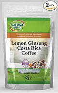Lemon Ginseng Costa Rica Coffee (Gourmet Naturally Flavored Whole Coffee Beans) (8 oz ZIN: 567791) - 2 Pack