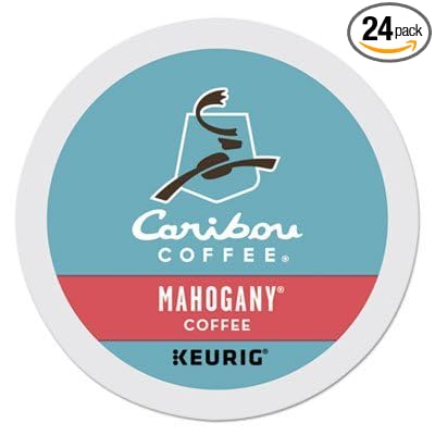 Caribou Coffee MAHOGANY -- 1 Box of 24 K-Cups for Keurig Brewers