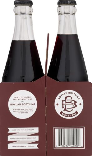 Boylan Bottling Co Black Cherry Soda 12 Fl Oz Bottles 4 Pack