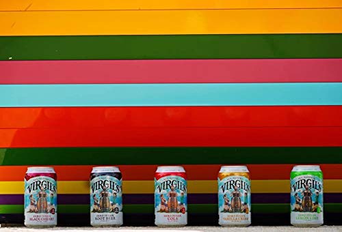 Virgil’s Zero Sugar Root Beer Great Tasting Zero Calorie Keto Friendly Soda (24- 12oz cans)