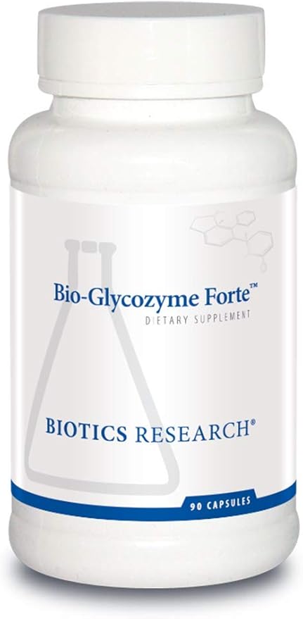 Biotics Research Bio Glycozyme Forte Multivitamin for Glycolytic Support Vanadium Zinc Chromium Manganese Inositol Catalase Healthy Metabolism and Homocysteine 90 Capsules