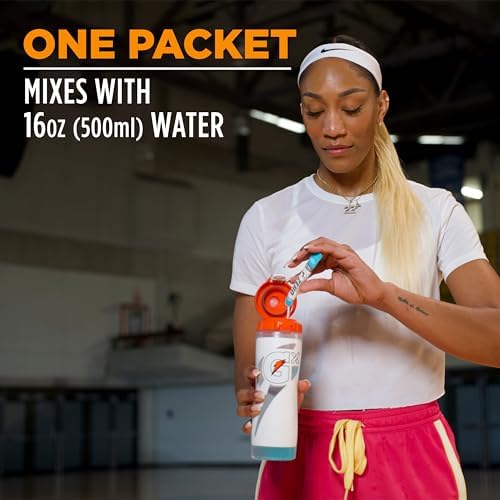 Gatorade G Zero Sports Drink Mix Powder Packets Grape Electrolyte Powder Drink Mix for Hydration Zero Sugar Total 120 Packets