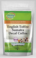 English Toffee Sumatra Decaf Coffee (Gourmet Naturally Flavored Whole Coffee Beans) (8 oz ZIN: 551459)